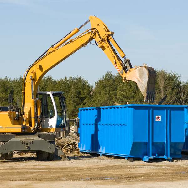 how does a residential dumpster rental service work in Intervale